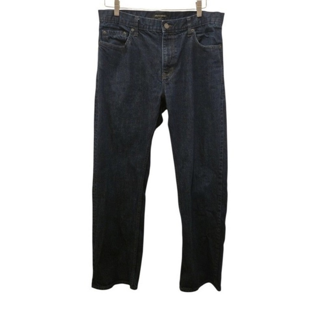 Banana Republic Men's 36/34 Legacy Straight Leg Original Rinse Dark Wash Jeans
